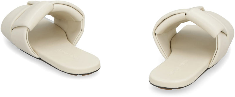Bottega Veneta Patch Leather Mules