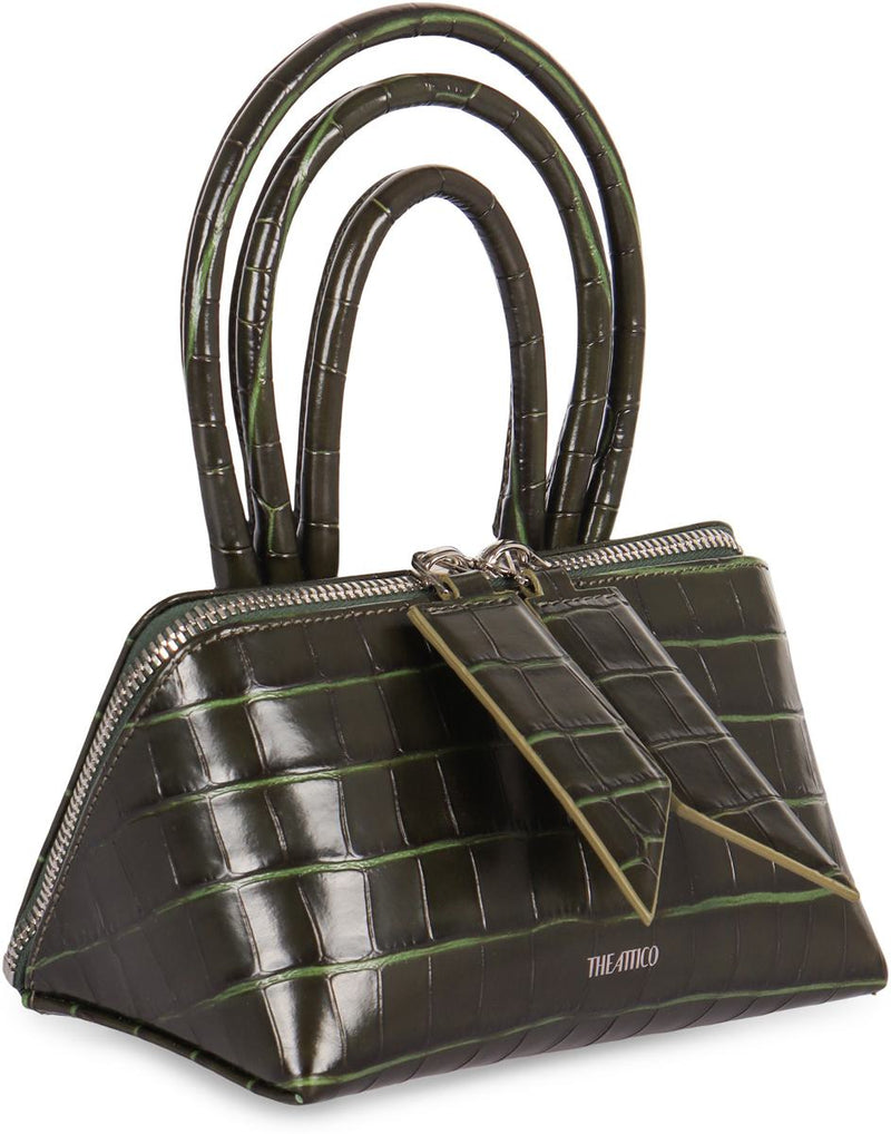 The Attico Mini Bag Friday In Printed Leather