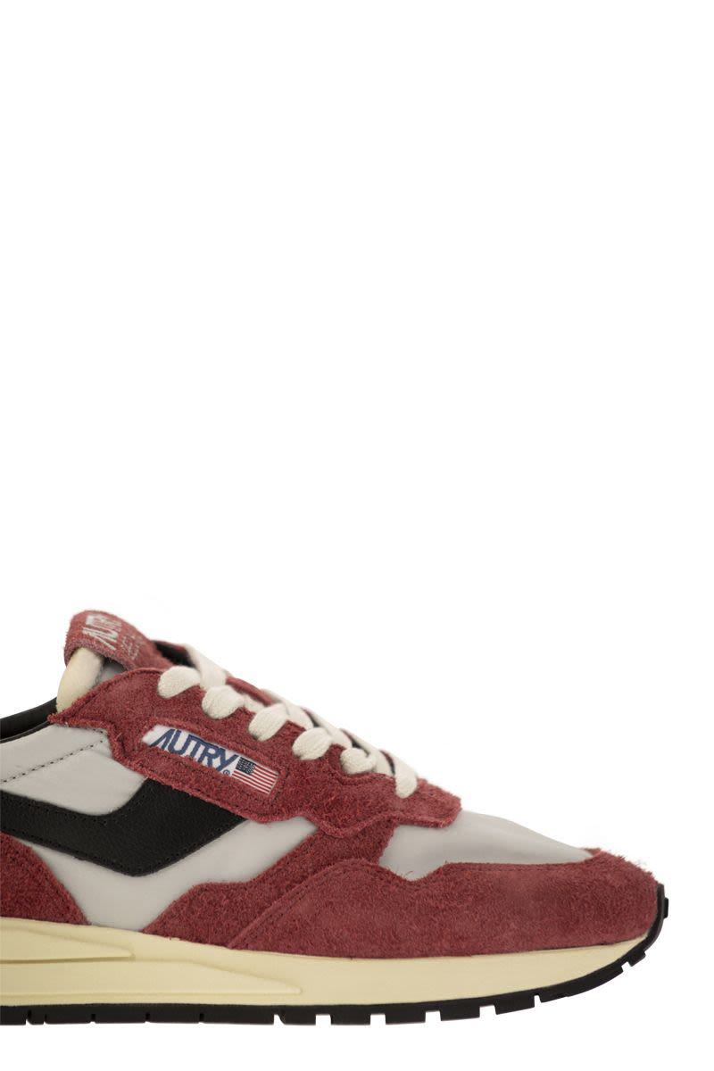 Autry Reelwind - Suede And Technical Textile Trainer