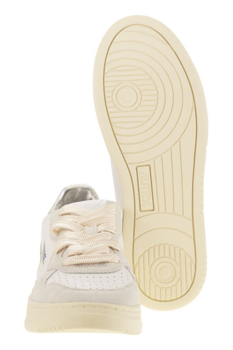Autry Medalist Low - Sneakers With Two-Tone Glitter