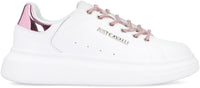 Just Cavalli Leather Low-Top Sneakers
