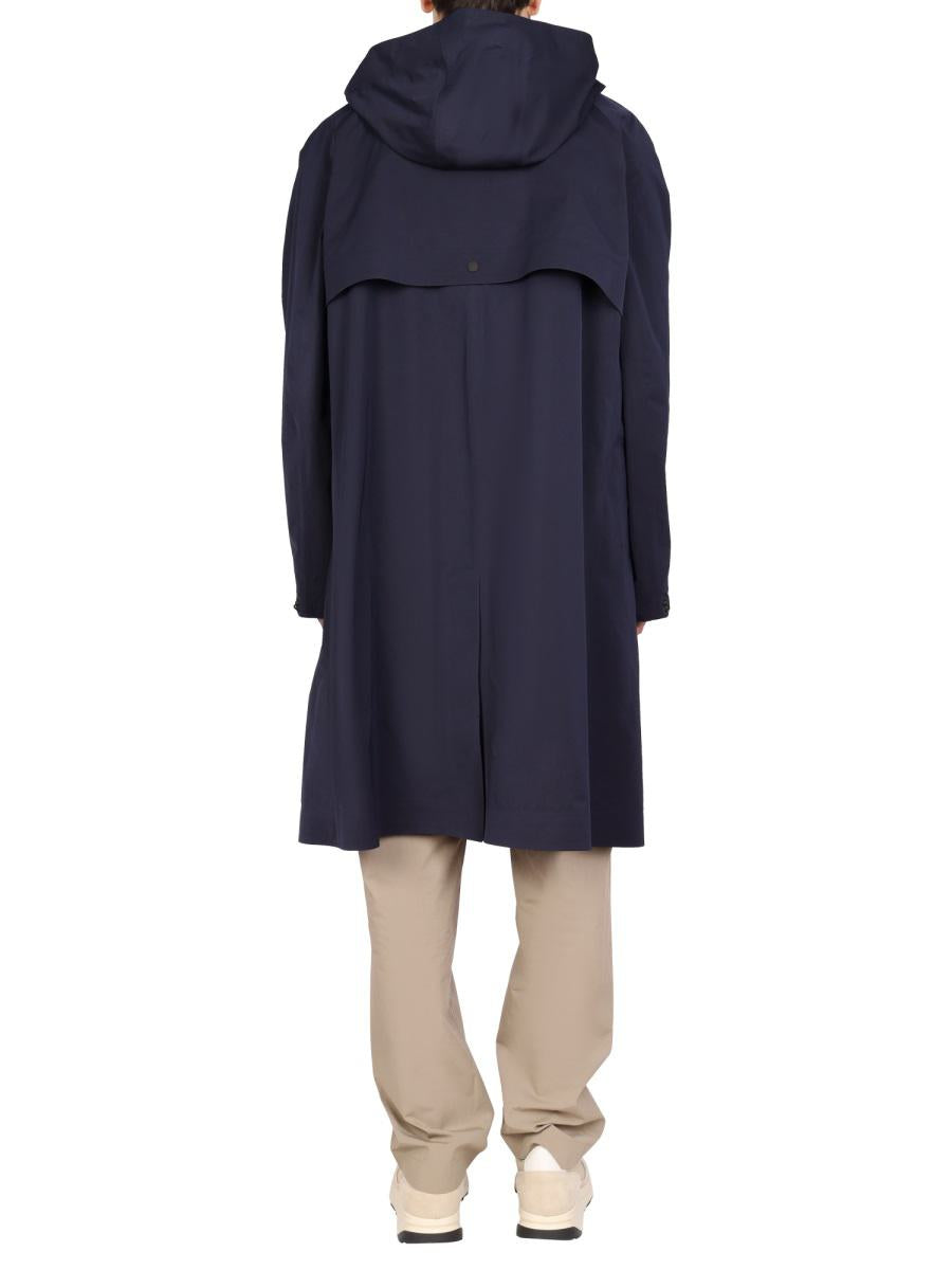 Monobi Hooded Trench Coat