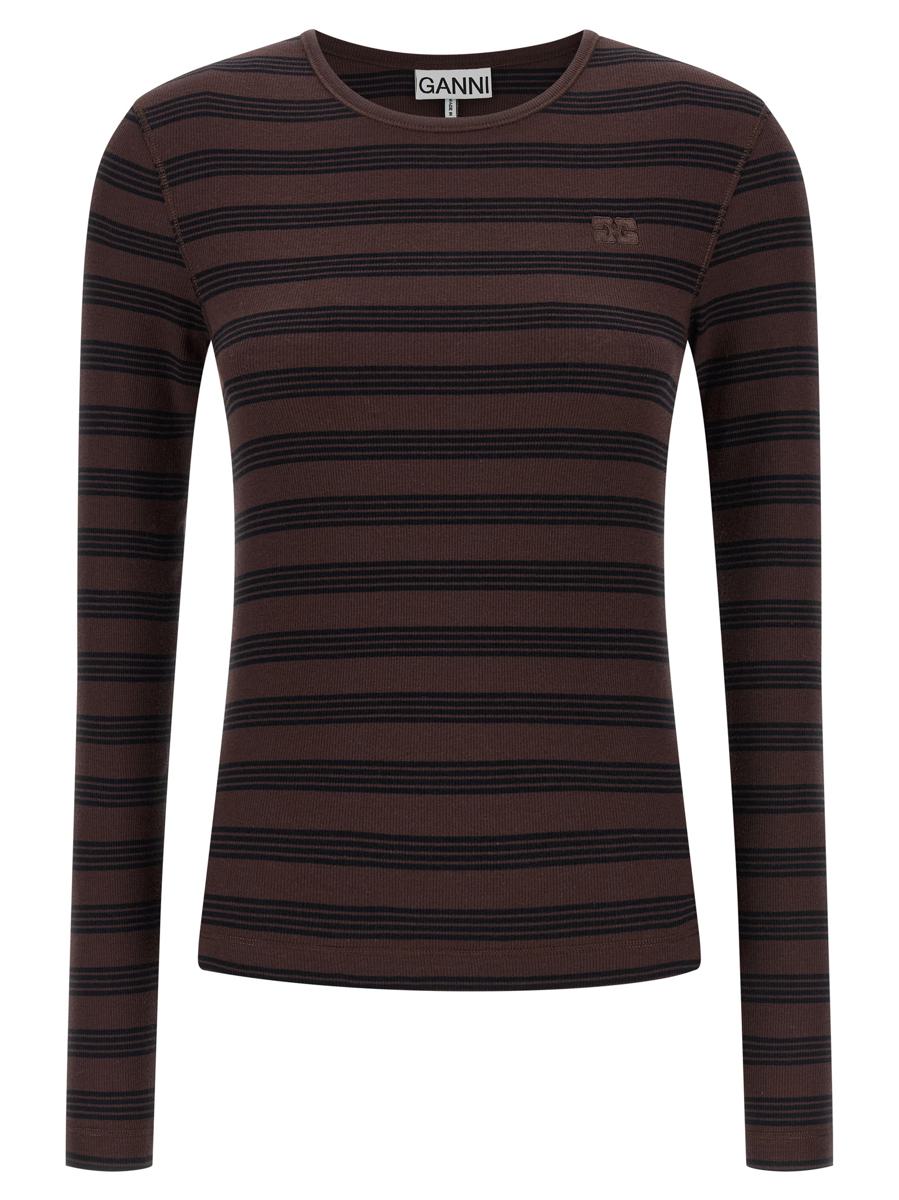 Ganni Striped Sweater