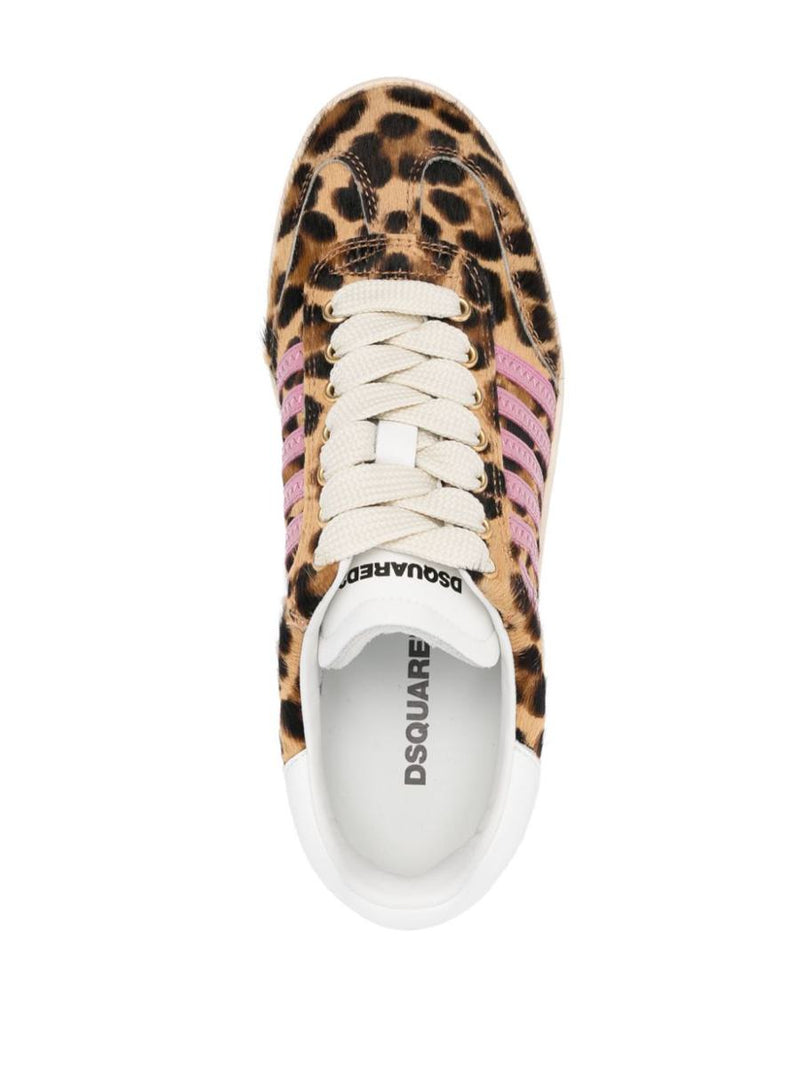 DSQUARED2 Leopard-Print Sneakers