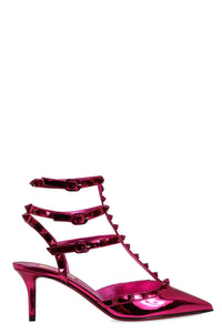 Valentino Garavani Rockstud Patent Leather Slingback