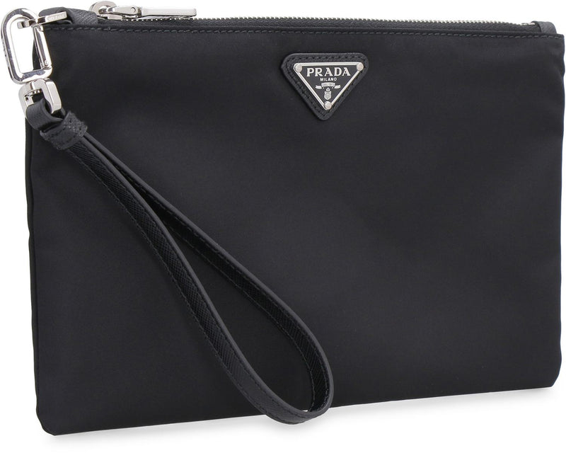 Prada Re-Nylon Pouch-Bag With Logo