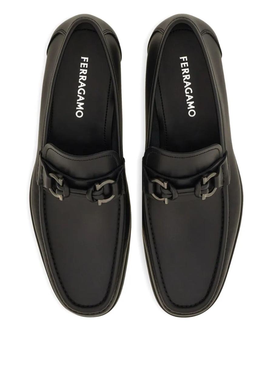 Salvatore Ferragamo Alain Gancini Buckle Loafers Shoes