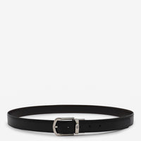 Montblanc Black Leather Belt