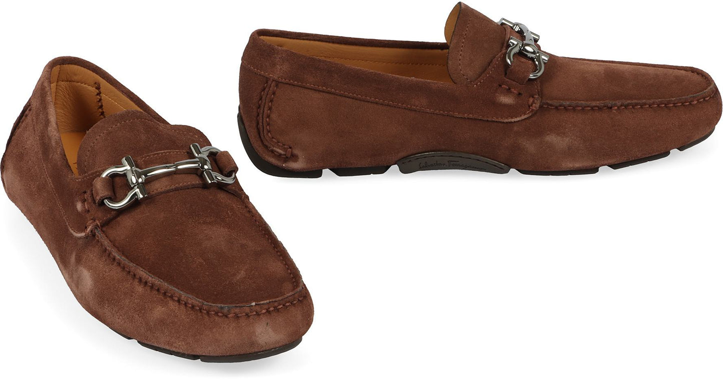 Salvatore Ferragamo Suede Loafers
