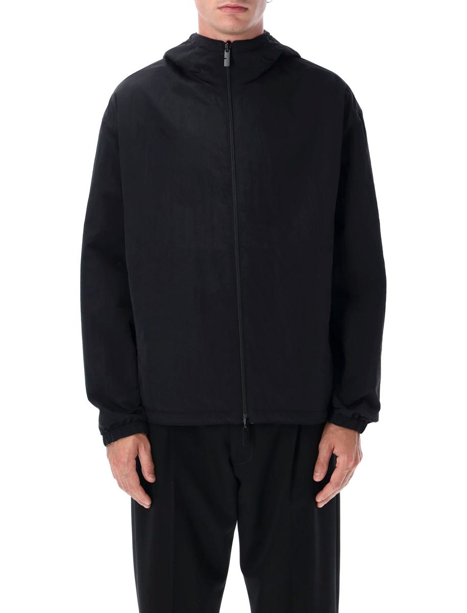 Burberry Reversible Check Hooded Jacket