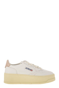 Autry Medalist Platform - Leather Trainers