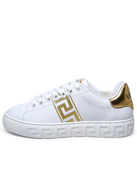 Versace White Leather Sneakers