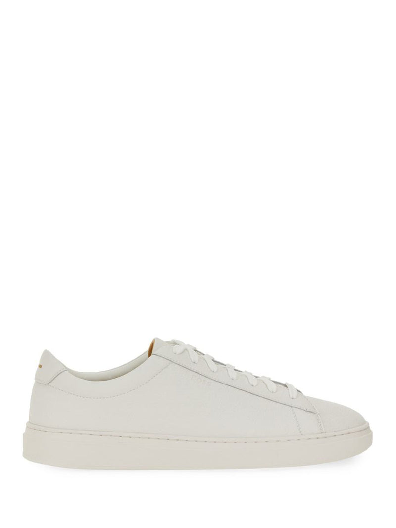 Boss Grained Leather Sneaker