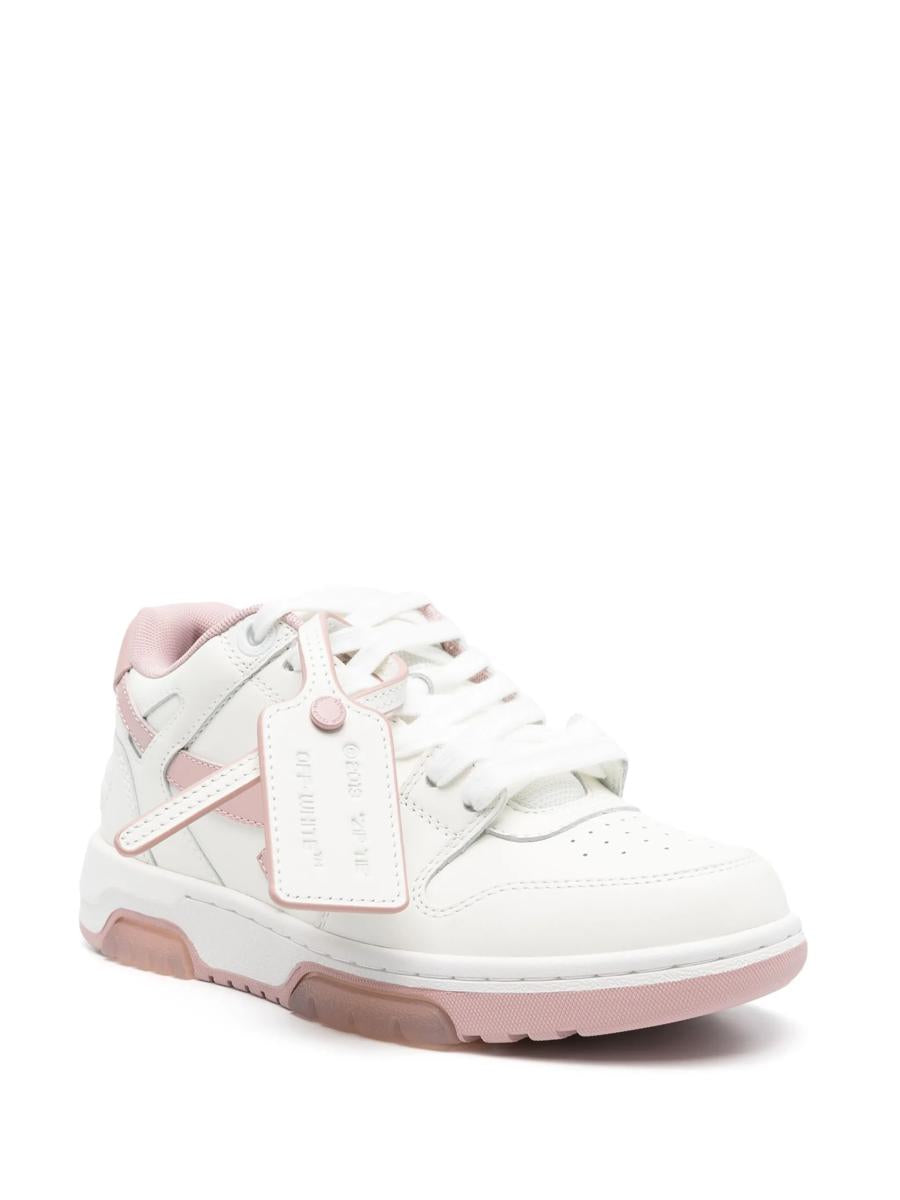 Off-White Out Of Office Calf Leather White - Pink