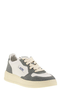 Autry Medalist Low - Sneakers With Two-Tone Glitter