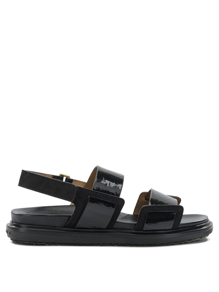 Marni "Fussbett" Leather Sandals