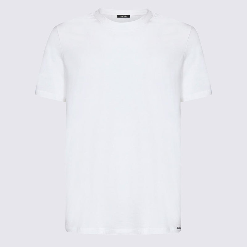 Tom Ford White Cotton T-Shirt