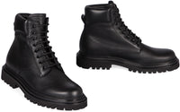 Dolce & Gabbana Leather Lace-Up Boots
