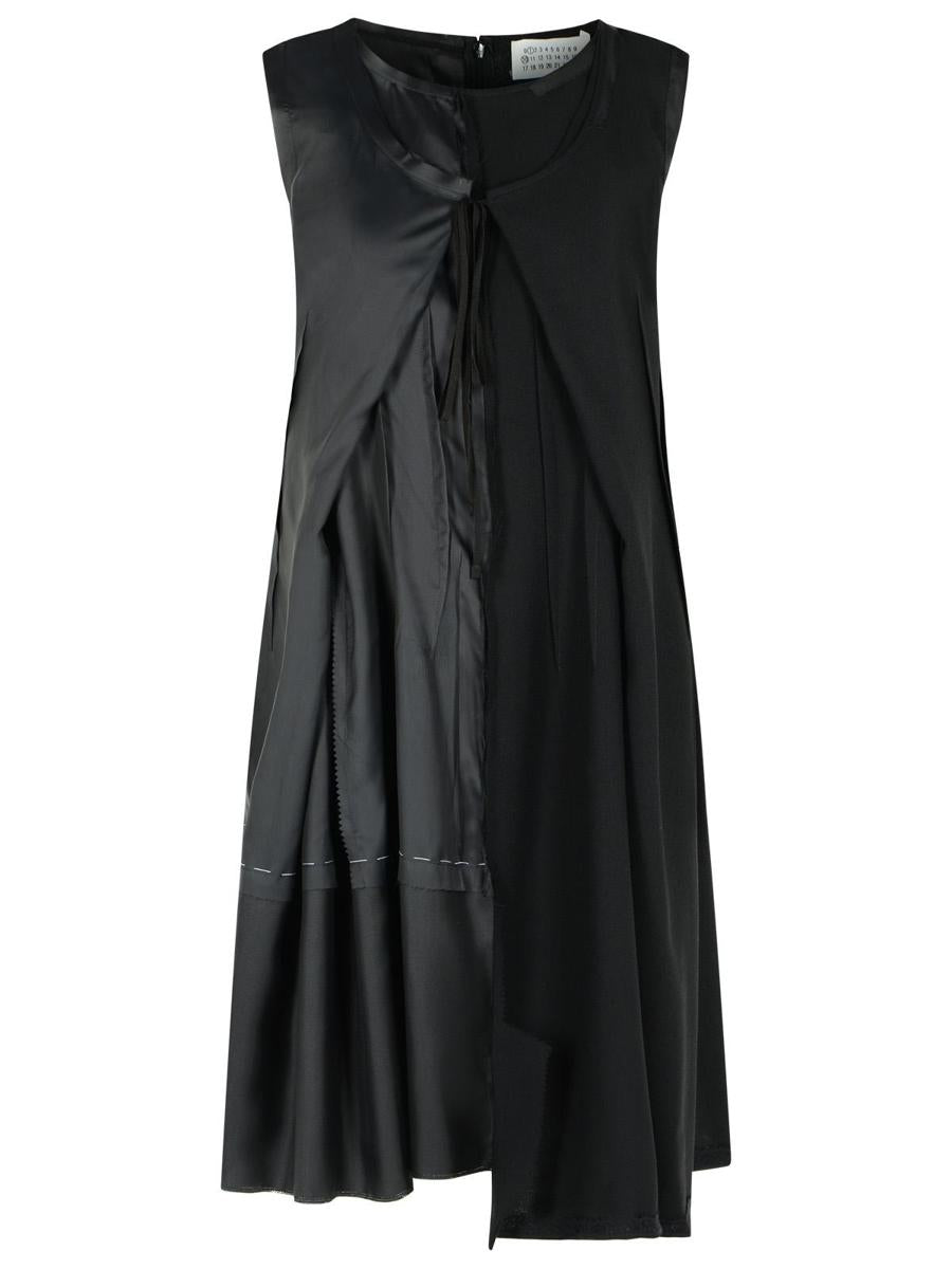 Maison Margiela Black Cupro Blend Dress