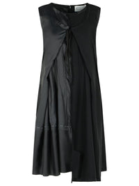Maison Margiela Black Cupro Blend Dress