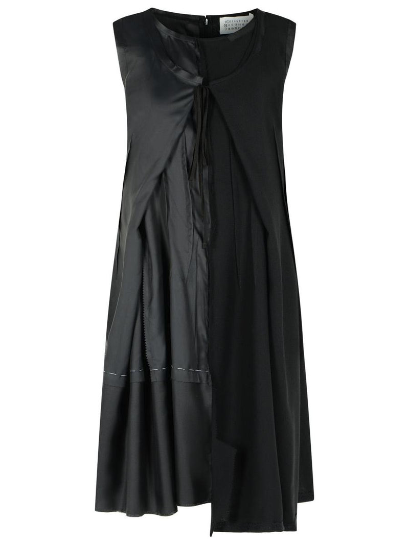Maison Margiela Black Cupro Blend Dress