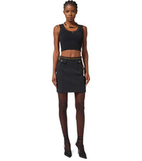 Elisabetta Franchi Black Mini Skirt