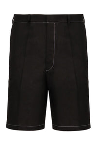 Prada Linen Bermuda-Shorts