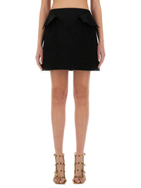 Alexander McQueen Wool Mini Skirt