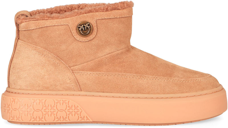 Pinko Yoko Suede Ankle Boots