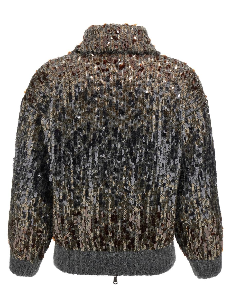 Brunello Cucinelli 'Dazzling Dégradé Embroidery' Cardigan