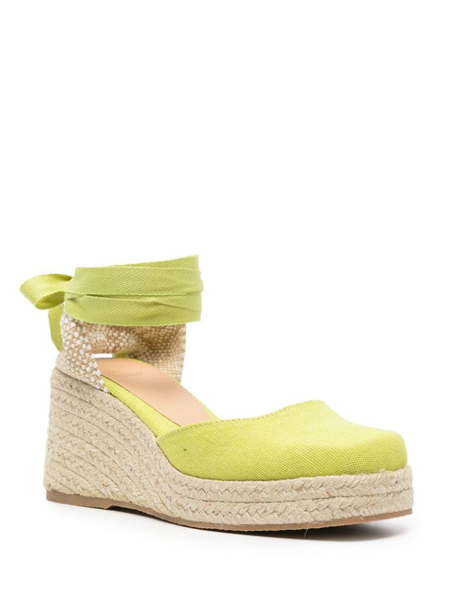 Castañer Tina Raffia Wedge Espadrilles