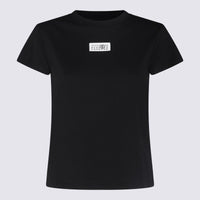 MM6 Maison Margiela Black Cotton T-Shirt