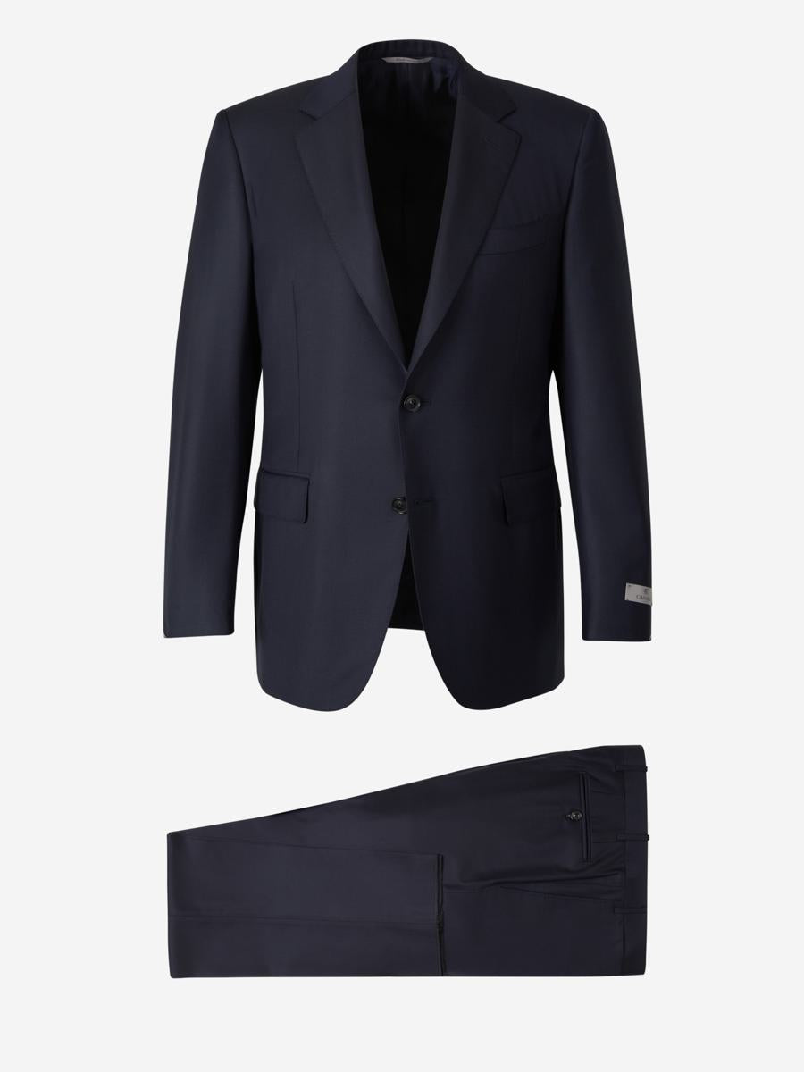 Canali Plain Wool Suit
