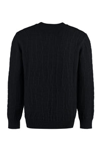 Versace Crew-Neck Wool Sweater