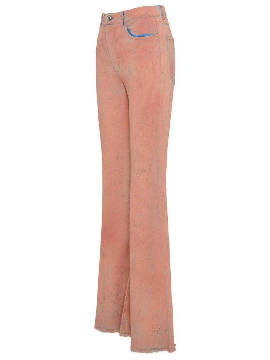 Sportmax Pink Cotton Fedra Jeans