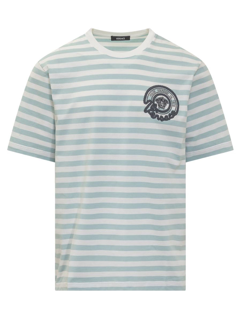 Versace Nautical Stripe T-Shirt