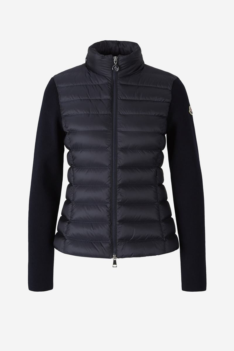 Moncler Wool Quilted Cardigan