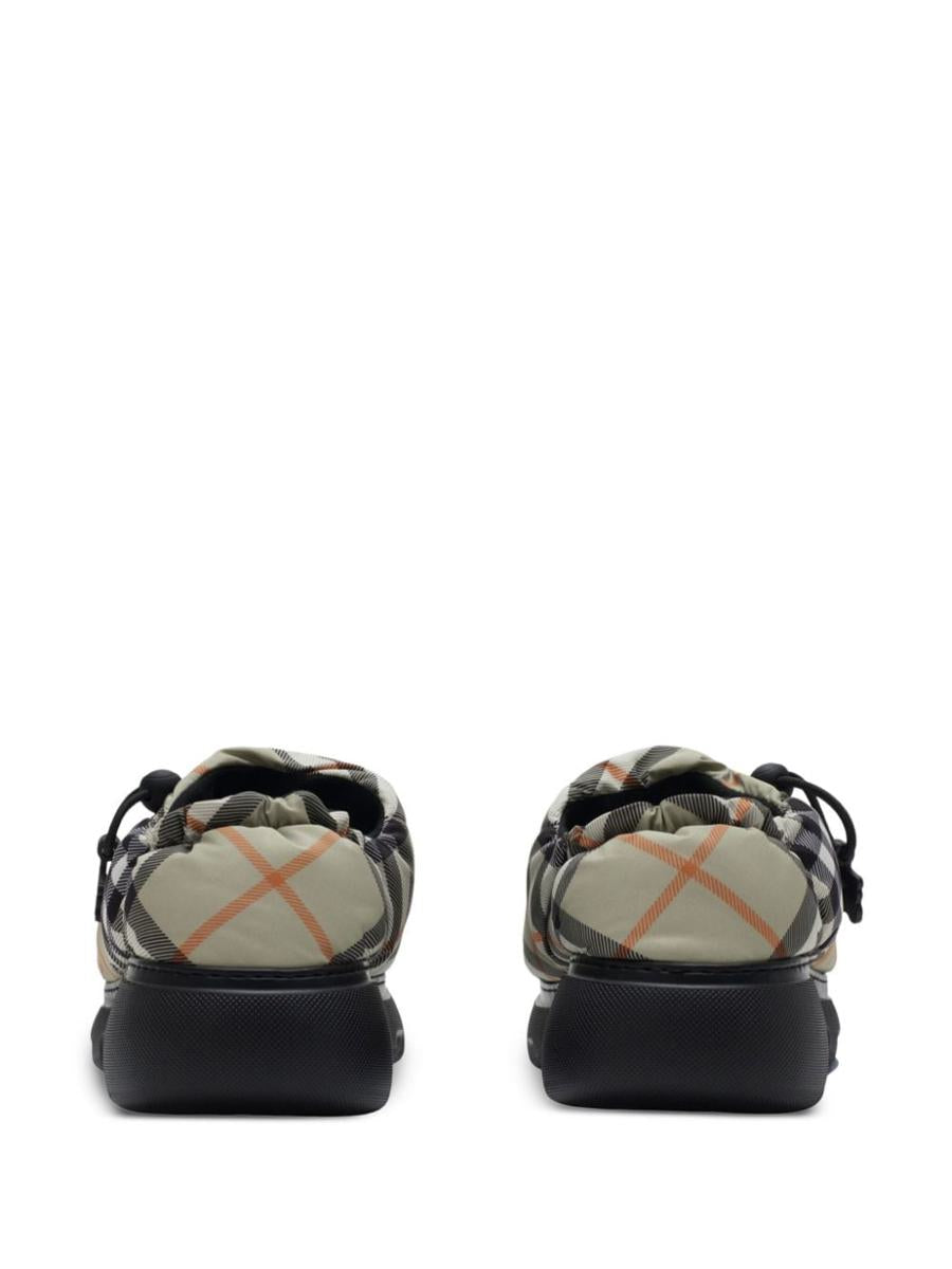 Burberry Check Pattern Pillow Mules