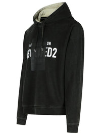 DSQUARED2 Black Cotton Sweatshirt