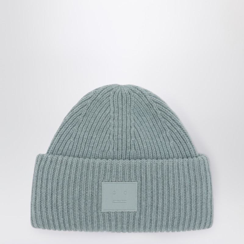 Acne Studios Dusty Large Face Logo Beanie
