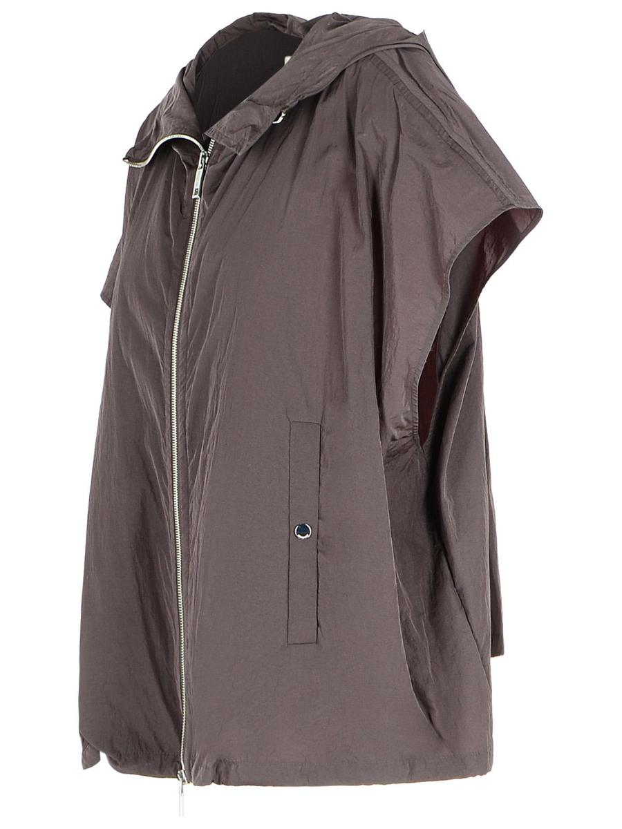 Sportmax 'Barbra' Oversize Coffee Taffeta Trench Coat