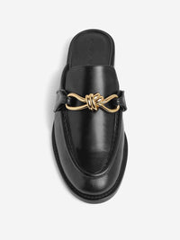 Bottega Veneta Astaire Leather Moccasins
