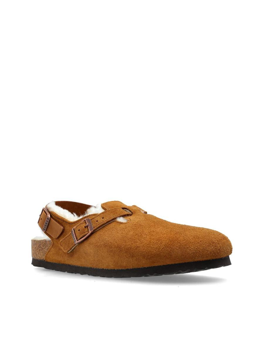 Birkenstock Tokio Shearling Suede Slippers