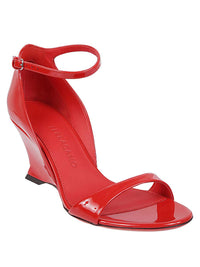 Salvatore Ferragamo Patent Leather Open-Toe Sandals