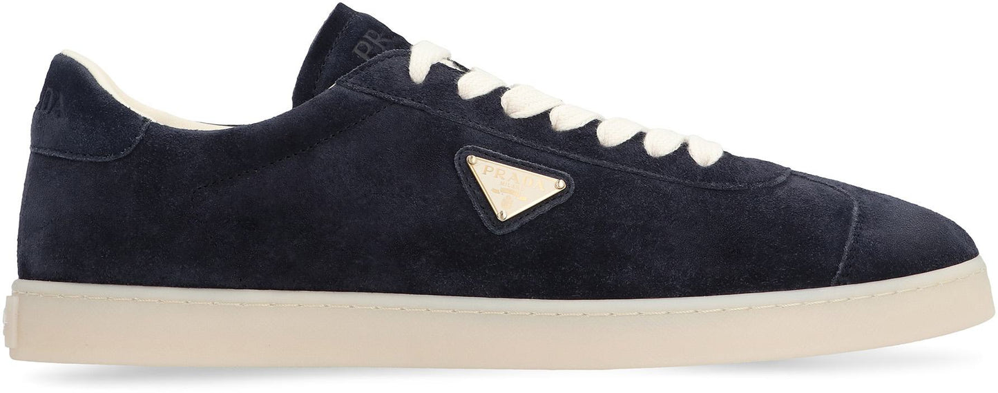 Prada Lane Suede Sneakers