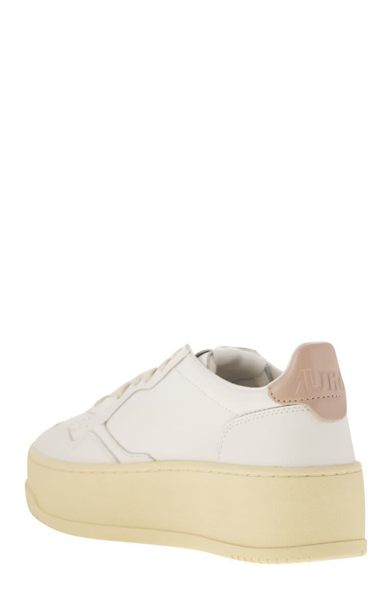 Autry Medalist Platform - Leather Trainers