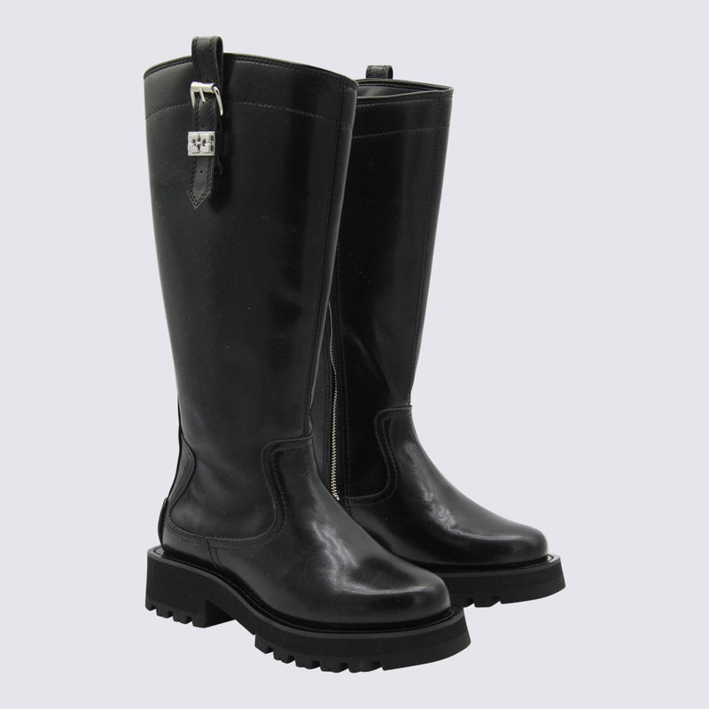 Ganni Black Boots