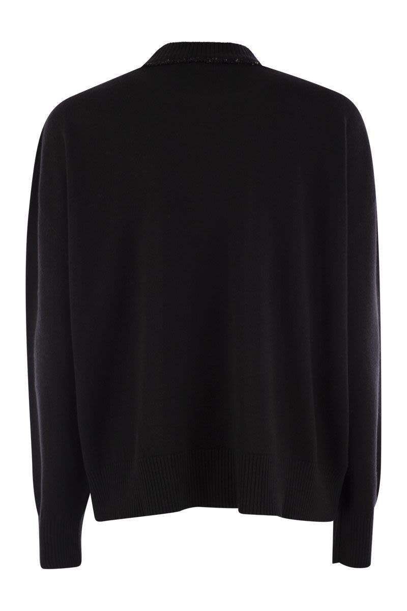Fabiana Filippi Crew-Neck Sweater With Sequins