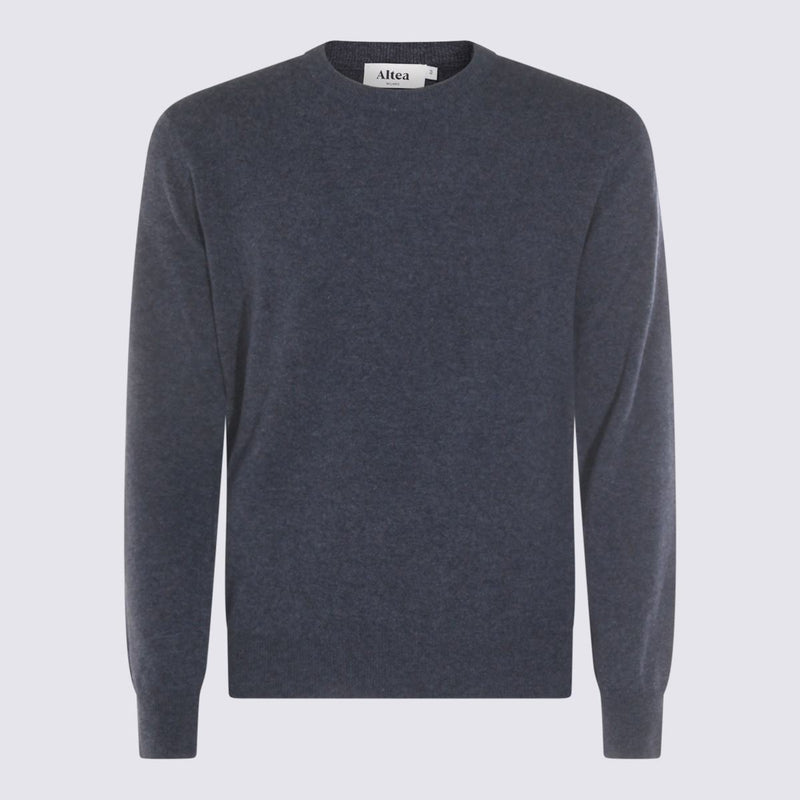 Altea Blue Wool Knitwear