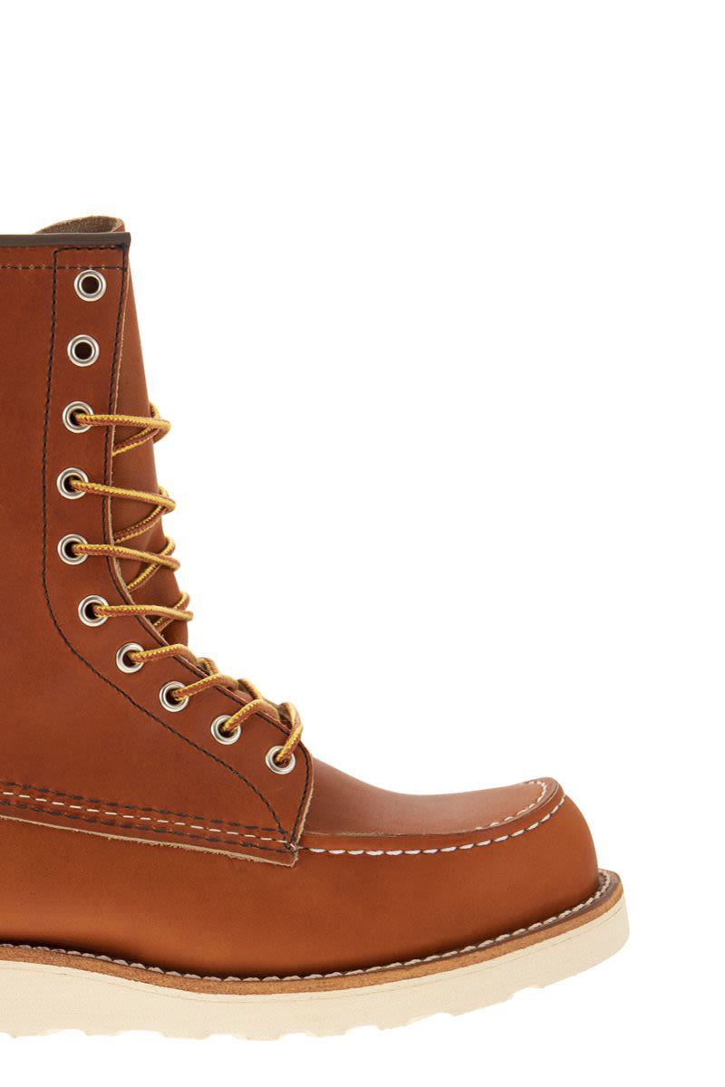 Red Wing Shoes Classic Moc - High Leather Lace-Up Boot